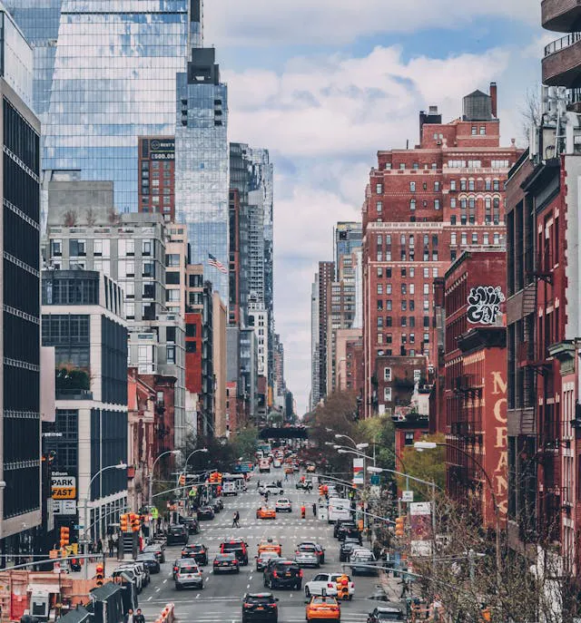 Street view of Midtown Manhattan, New York City